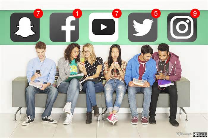 调查显示近一半英国青少年对社交媒体感到上瘾